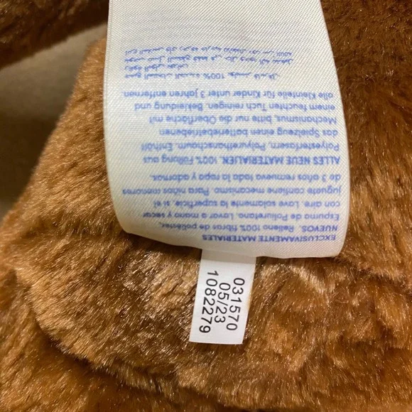 Build A Bear Workshop Brown Teddy Bear Happy Birthday Plush‎ Stuffed Animal Toy - Picture 8 of 8